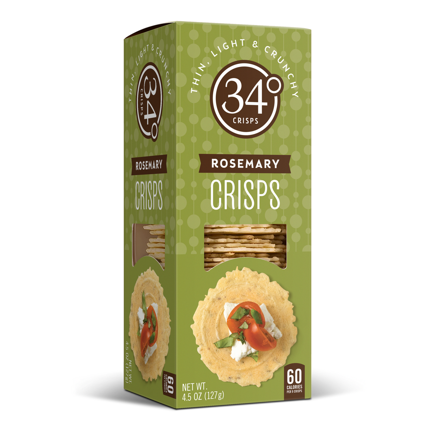 Rosemary Crisps- Entertaining Cracker- 12CT