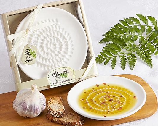 Artisano Aglio e Olio Grater & Dipping Plate