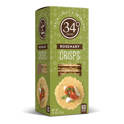 Rosemary Crisps- Entertaining Cracker- 12CT