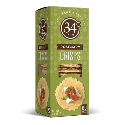 Rosemary Crisps- Entertaining Cracker- 12CT